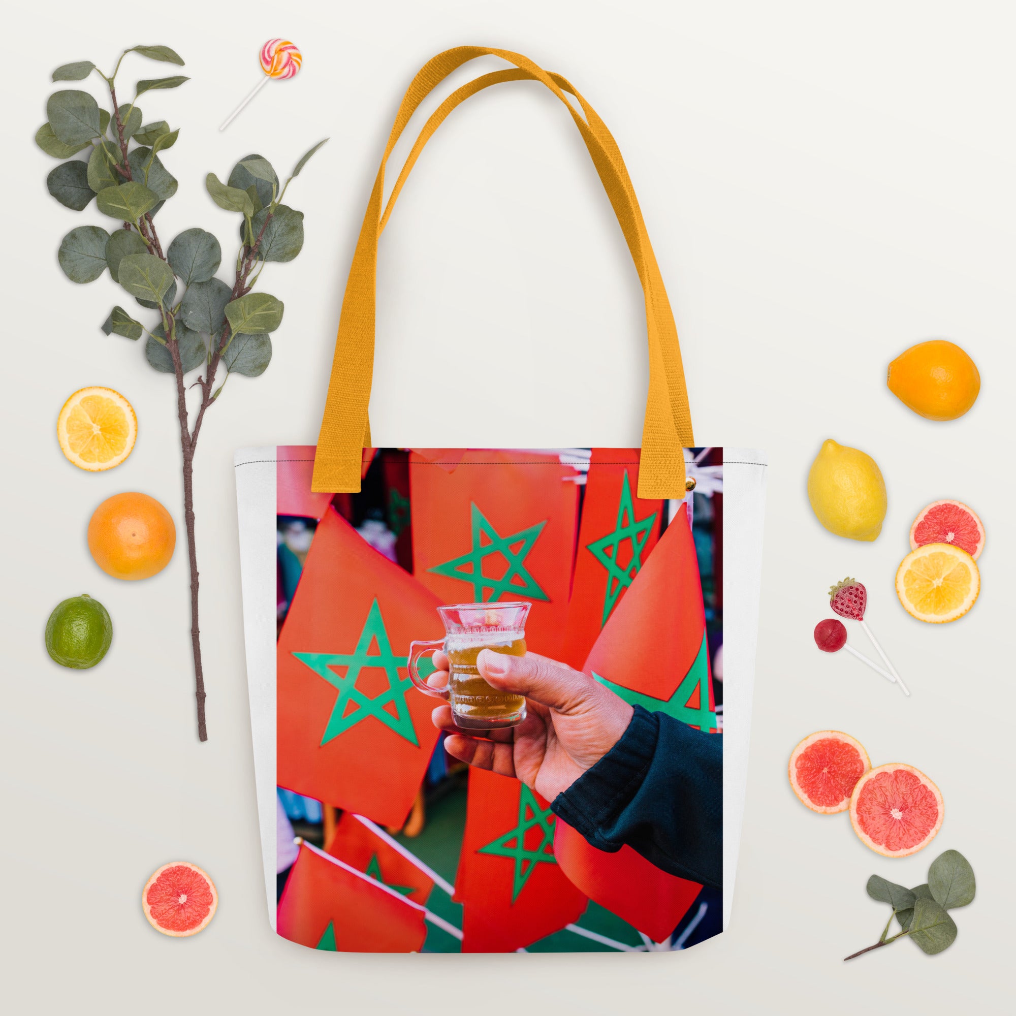 Moroccan Flag Tote Bag