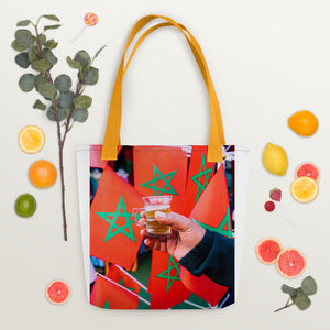 Moroccan Flag Tote Bag